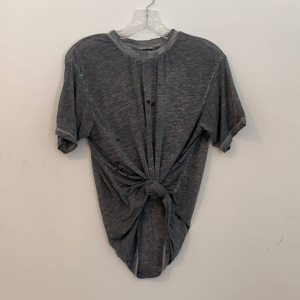 Topshop distressed tee